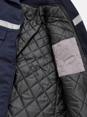 7×7 Gabardin Fosforlu İş Montu Lacivert