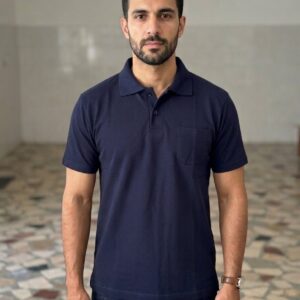 Lacost Pike Örme Polo Yaka T-shirt Lacivert
